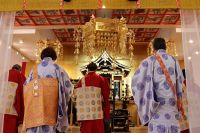 令和2年4月大本山法要（コロナウイルス拡大防止の為、信徒の方々不参加で先祖供養読み上げをしました）