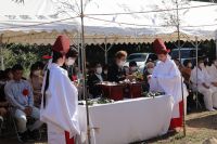 大本山　山門建設工事地鎮祭（2021年10月3日）