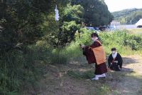 大本山　山門建設工事地鎮祭（2021年10月3日）